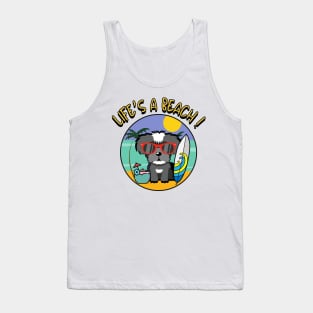 Life's a beach Schnauzer Tank Top